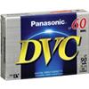Cassetta video PANASONIC AY-DVM60FE mini dv 60 min, videocassetta per videocamere digitali.